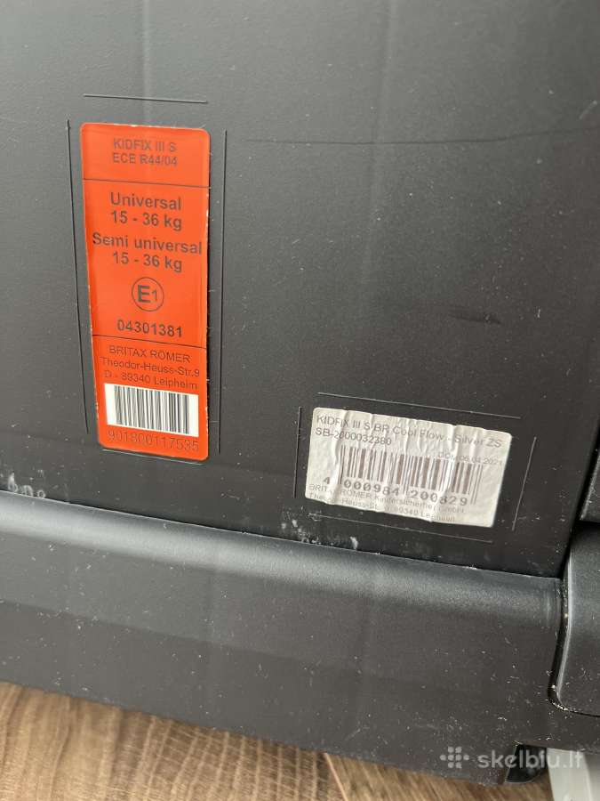 Automibilinė kėdutė Britax Kidfix III S 15 - 36 kg - nuotraukos Nr. 7