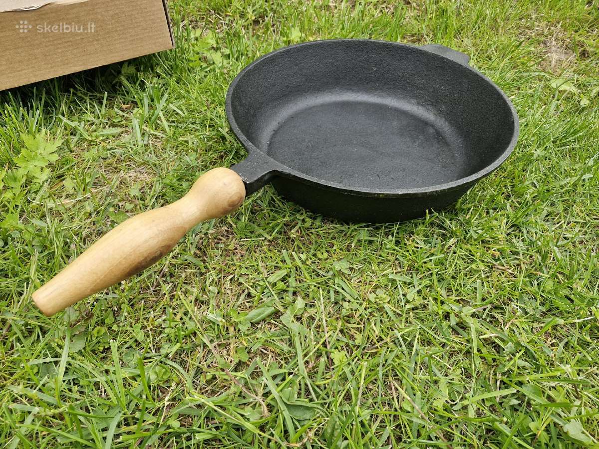 Naujos ketaus keptuves 22, 24, 26, 28 cm. - nuotraukos Nr. 29