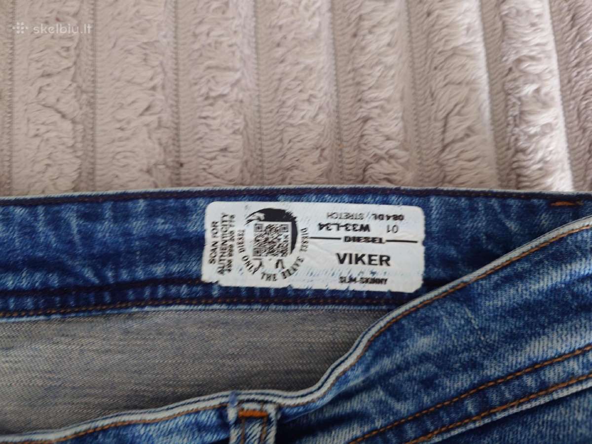 Vyriški džinsai Diesel. - nuotraukos Nr. 8