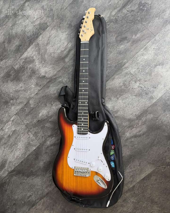 Elektrinės gitaros komplektas - nuotraukos Nr. 2