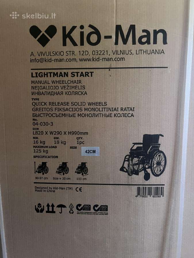 Lengvo Lydinio Neįgaliojo Vežimėlis Lightman Start