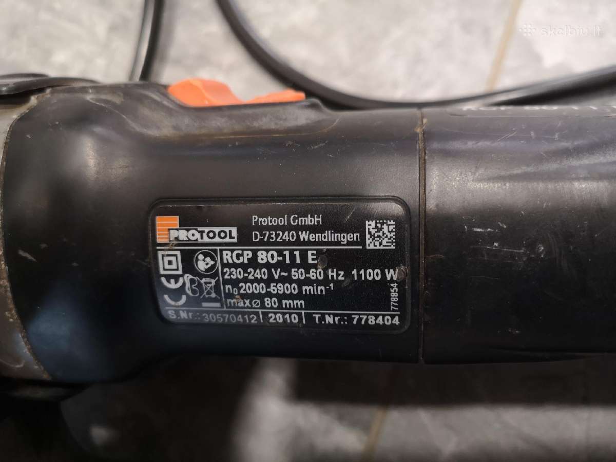Protool Rgp 80-11e - nuotraukos Nr. 5