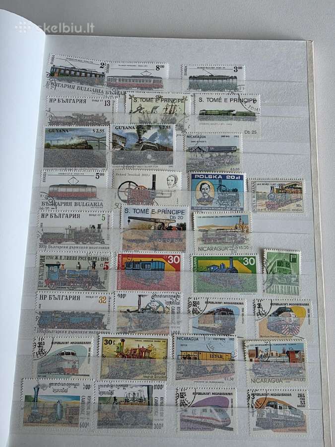 Traukiniai>pasaulio pašto ženklai ->World stamps<- - nuotraukos Nr. 11