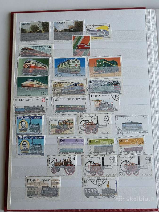 Traukiniai>pasaulio pašto ženklai ->World stamps<- - nuotraukos Nr. 12