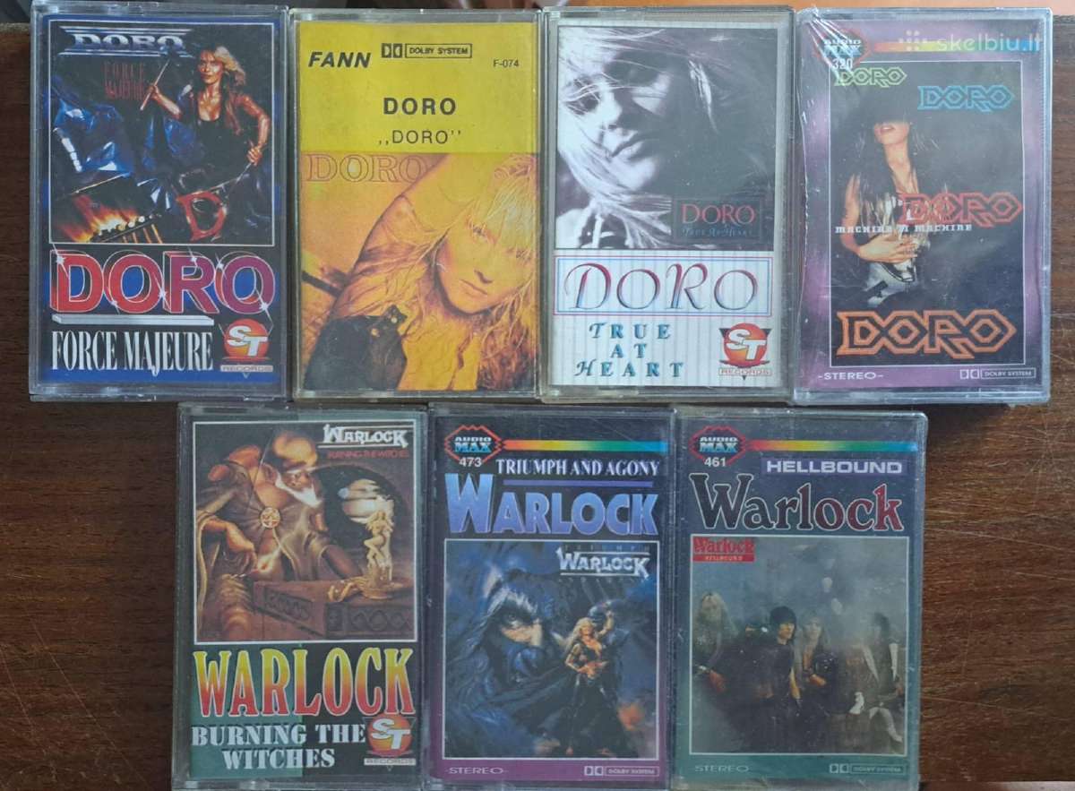 Doro und Warlock kasetes