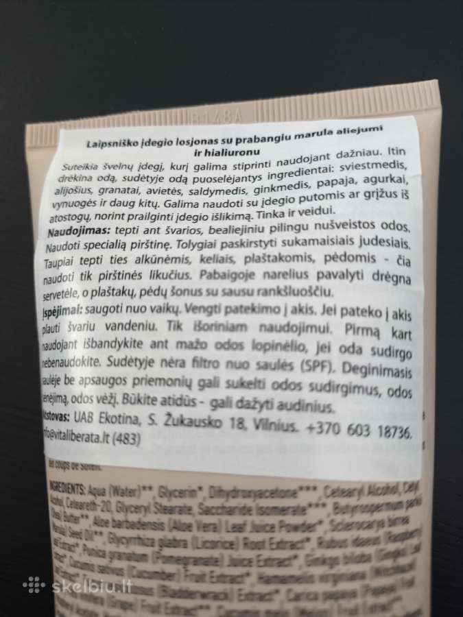 Vita Liberata drėkinantis laipsniško įdegio losjon - nuotraukos Nr. 3