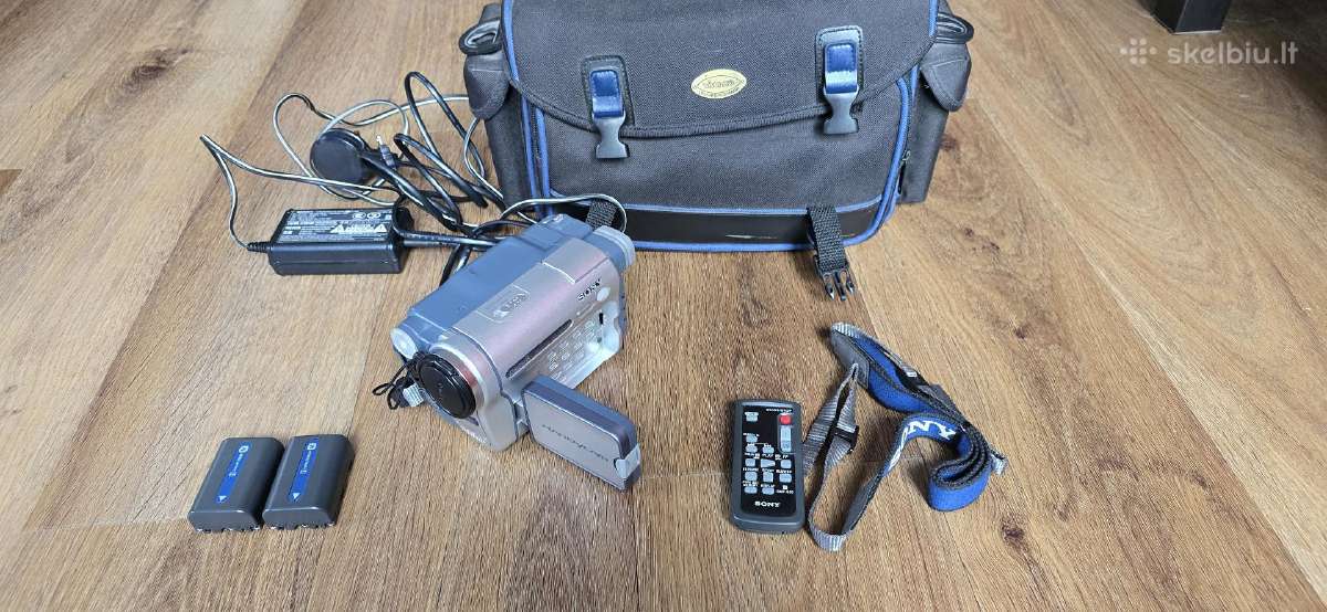 Sony Dcr-trv265e Digital8 kamera su priedais