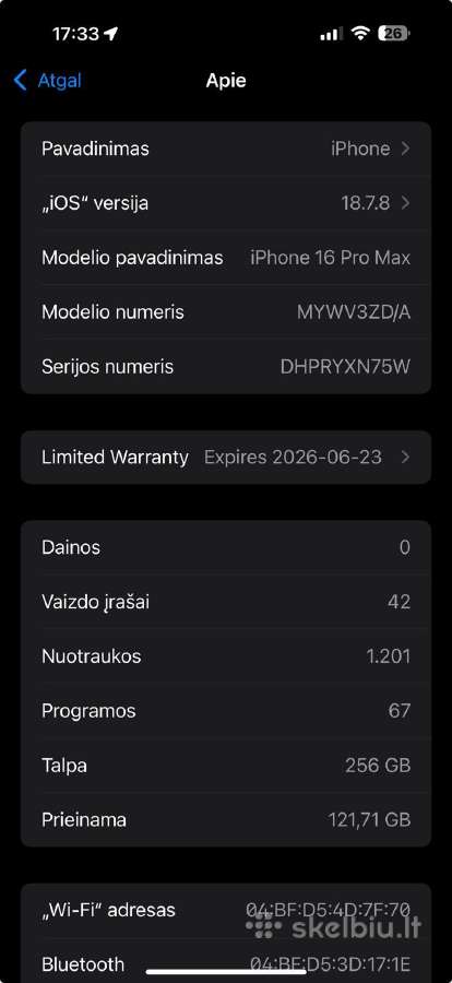 iPhone 16 pro max