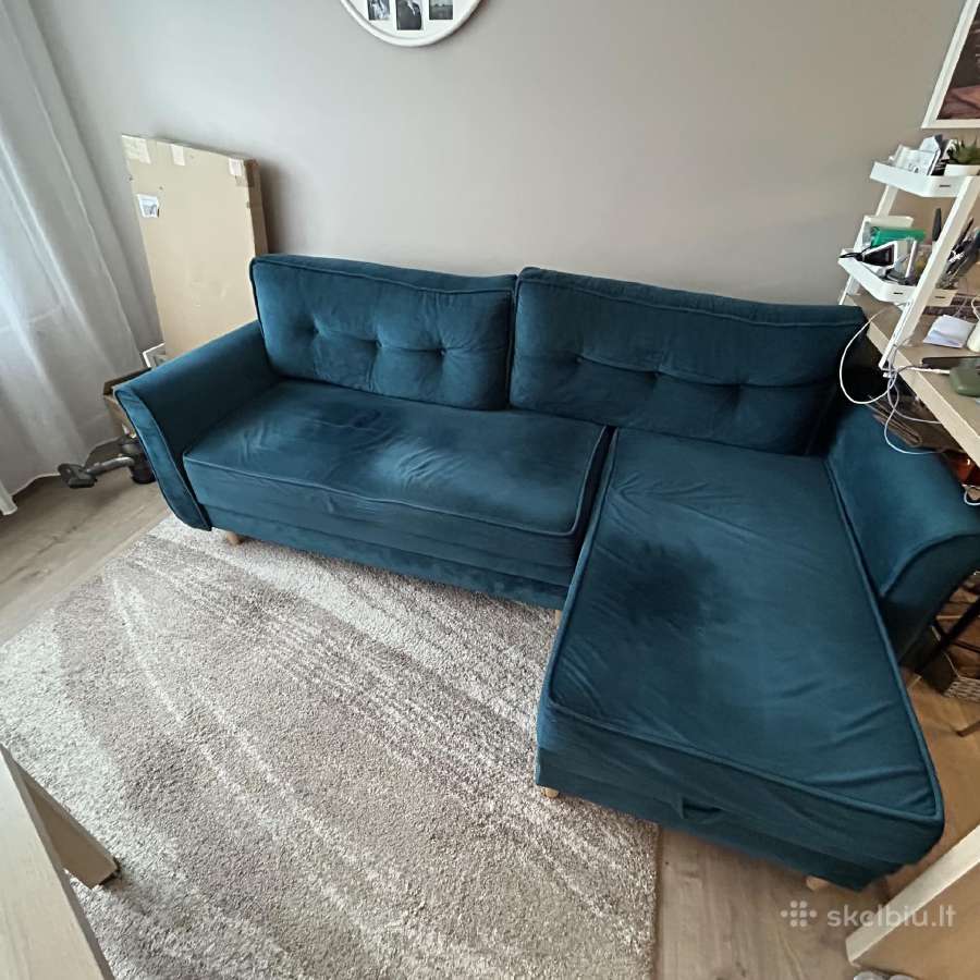 Kampinė miegama sofa Vilnius