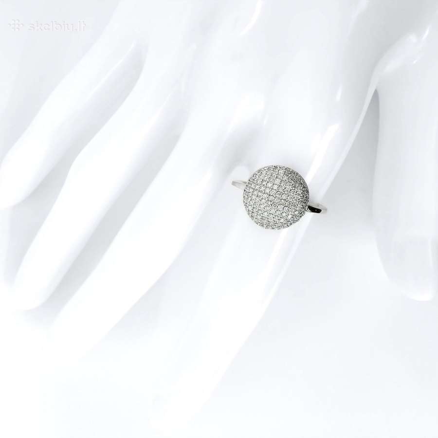 Kokteilinis žiedas su 134-iais deimantais (0,8ct) - nuotraukos Nr. 2