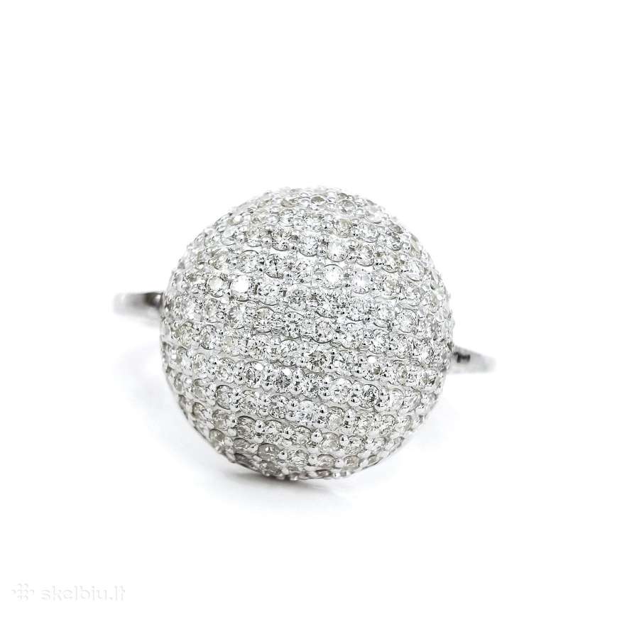Kokteilinis žiedas su 134-iais deimantais (0,8ct)