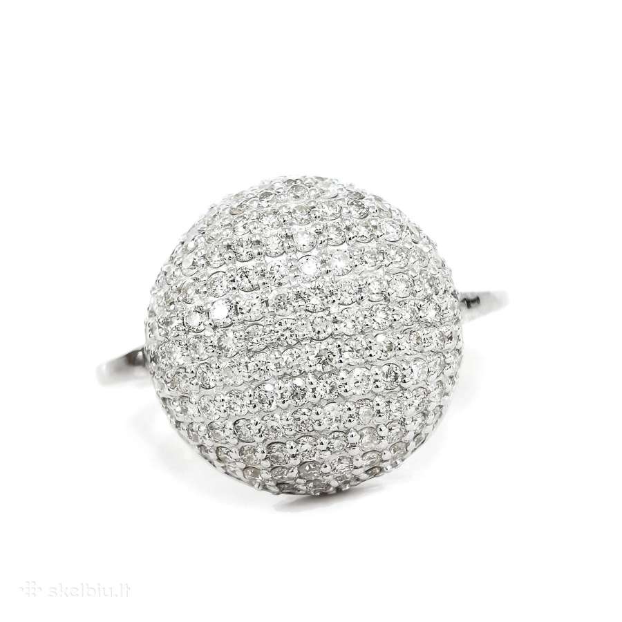 Kokteilinis žiedas su 134-iais deimantais (0,8ct) - nuotraukos Nr. 5