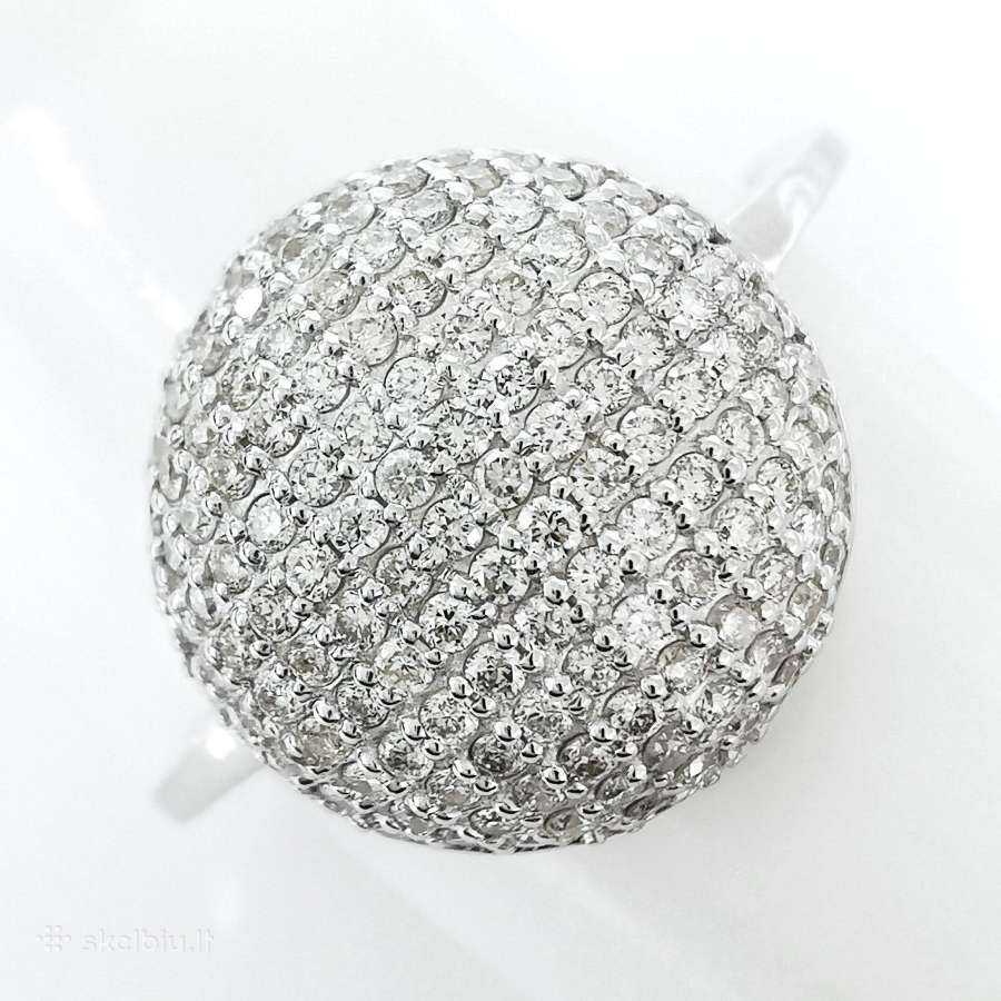 Kokteilinis žiedas su 134-iais deimantais (0,8ct) - nuotraukos Nr. 8