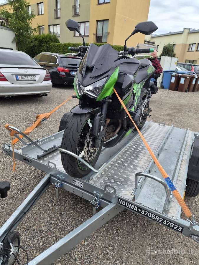 Moto priekaba 15€ nuoma
