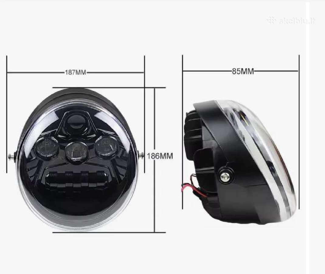 Motociklo LED žibintai - nuotraukos Nr. 3