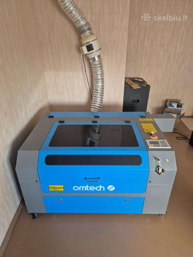 Omtech 80w co2 lazeris pjaustymas/graviravimas