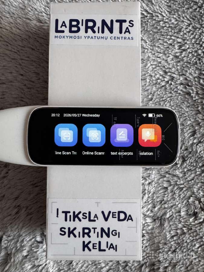 Teksto nuskaitymas ir vertimas 134 kalbomis