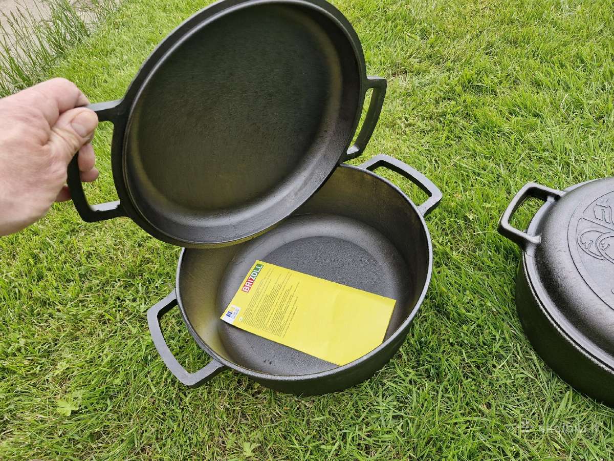 Ketaus puodas su ketaus dangčiu 4,0 , 6,0 litrų - nuotraukos Nr. 5