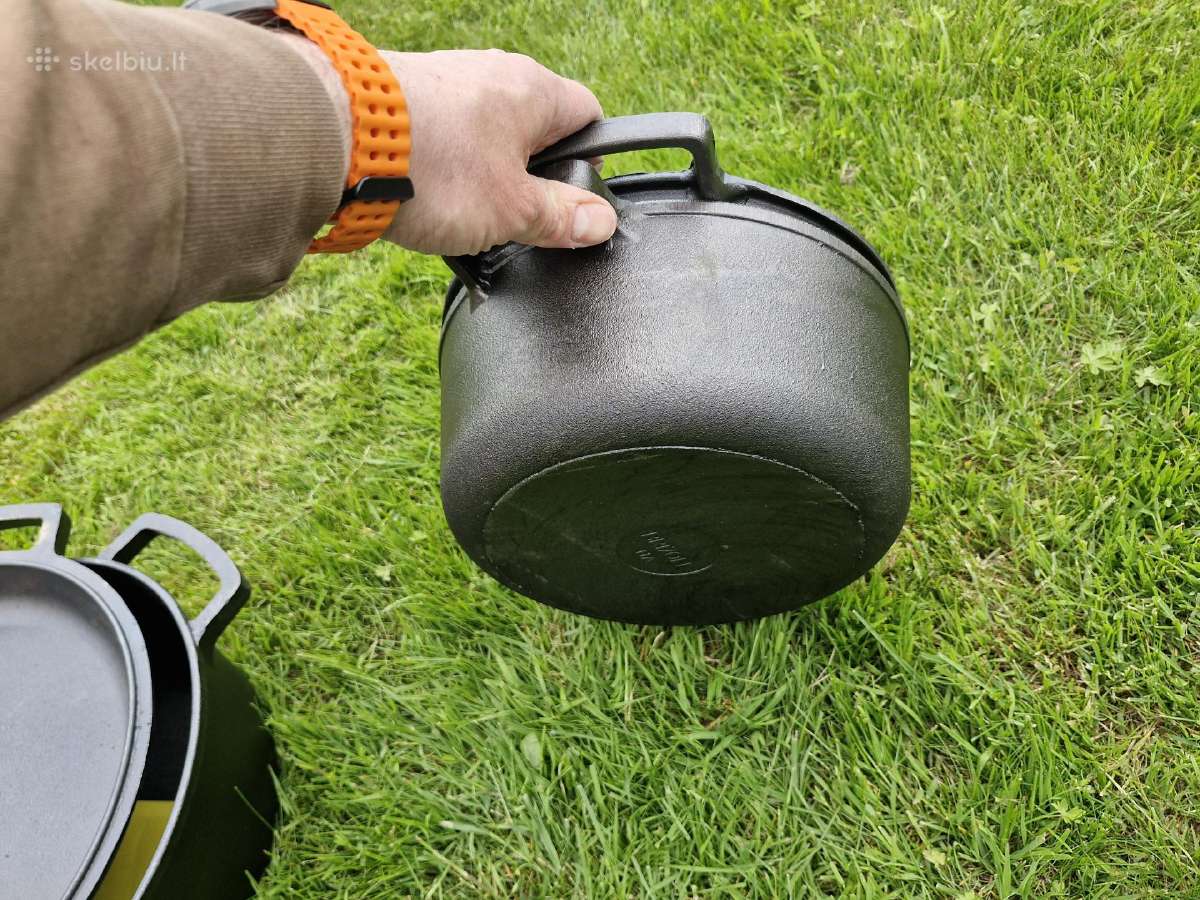 Ketaus puodas su ketaus dangčiu 4,0 , 6,0 litrų - nuotraukos Nr. 10