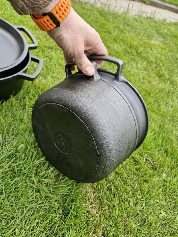 Ketaus puodas su ketaus dangčiu 4,0 , 6,0 litrų - nuotraukos Nr. 11