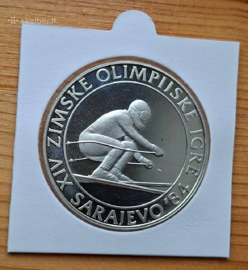 Jugoslavija 1982 500 dinarų (sidabras-kolekcinė)
