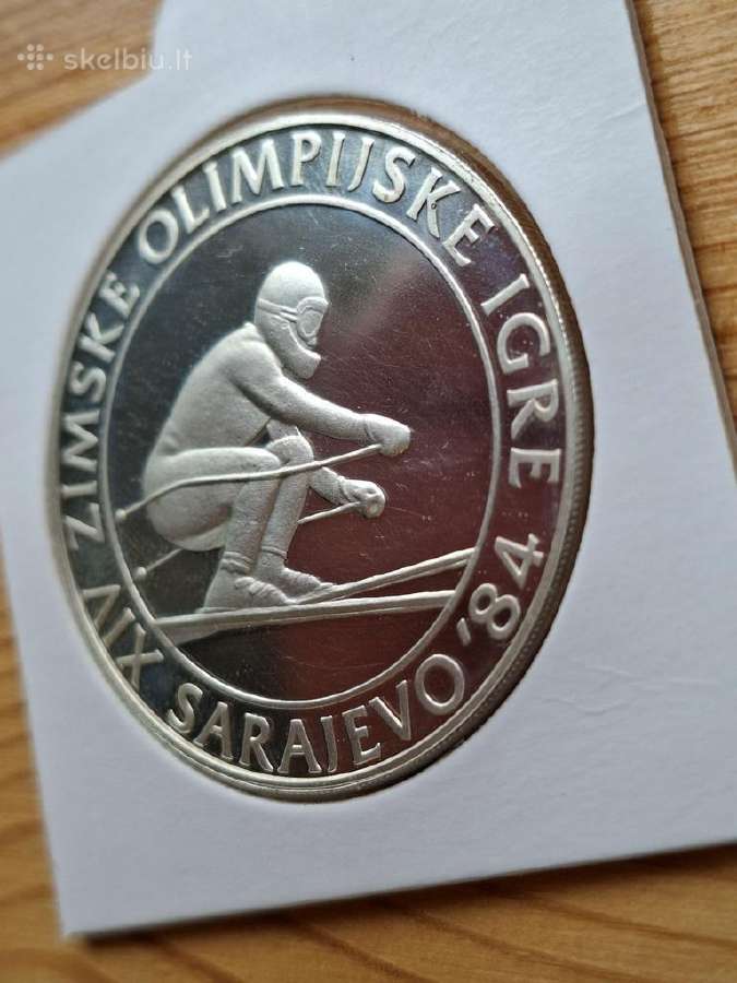 Jugoslavija 1982 500 dinarų (sidabras-kolekcinė) - nuotraukos Nr. 3