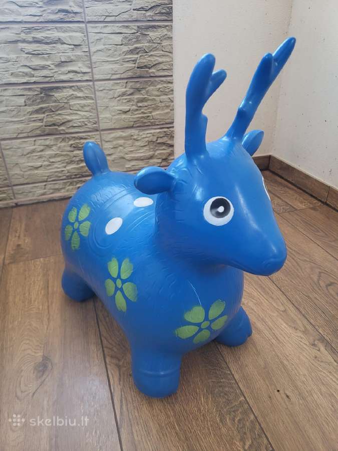 Pripučiamas guminis šokliukas elnias
