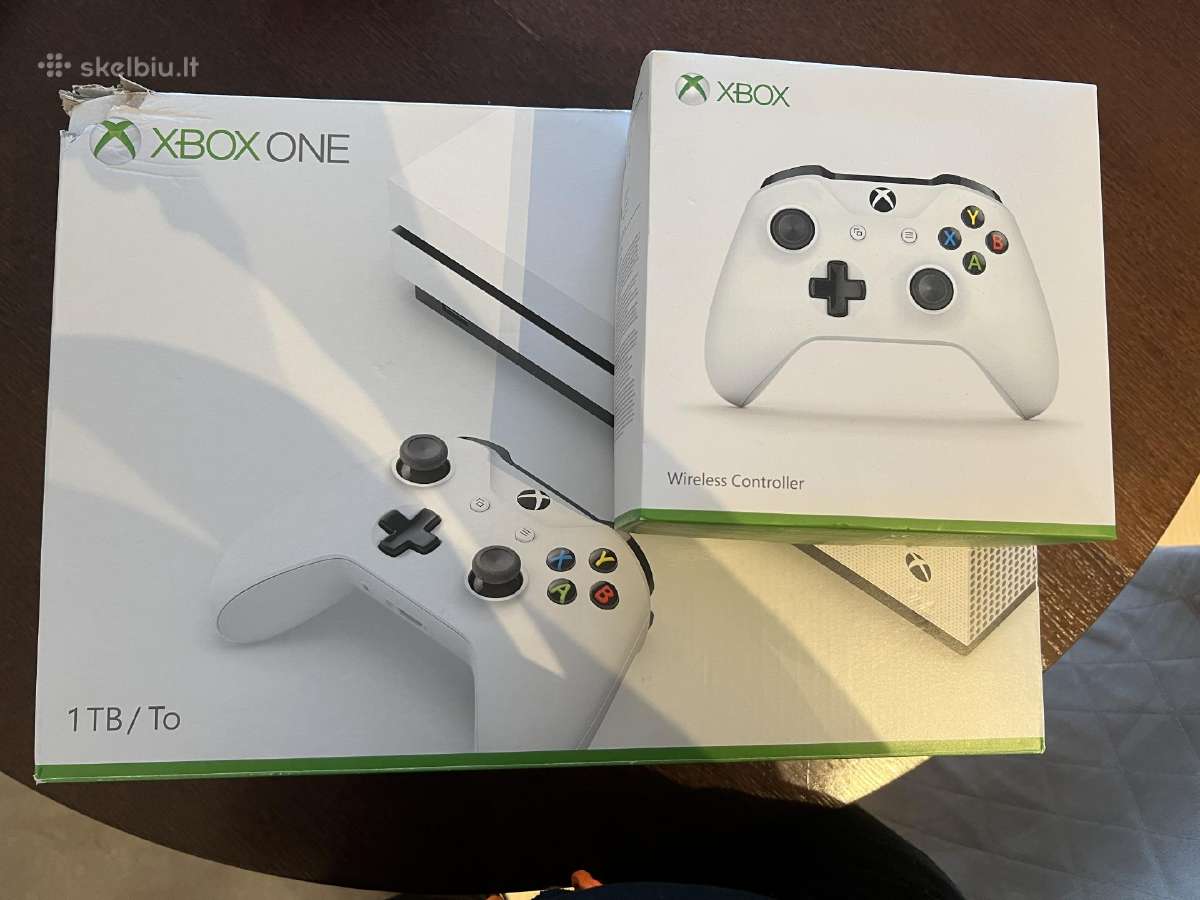 Xbox One S + papildomas pultelis