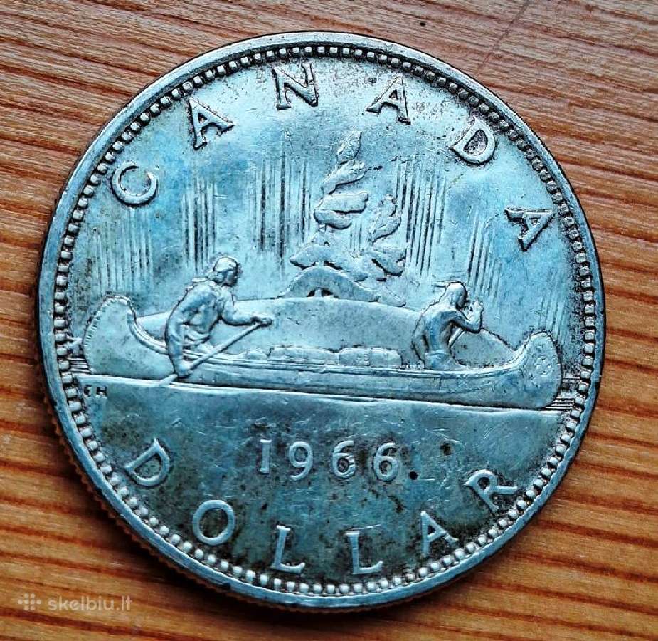 Kanada 1966 1 doleris (sidabras)