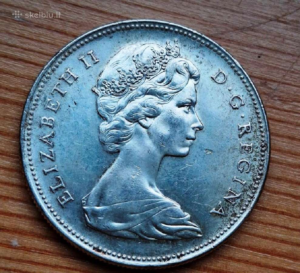 Kanada 1966 1 doleris (sidabras) - nuotraukos Nr. 2