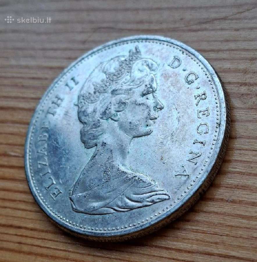 Kanada 1965 1 doleris (sidabras) - nuotraukos Nr. 3
