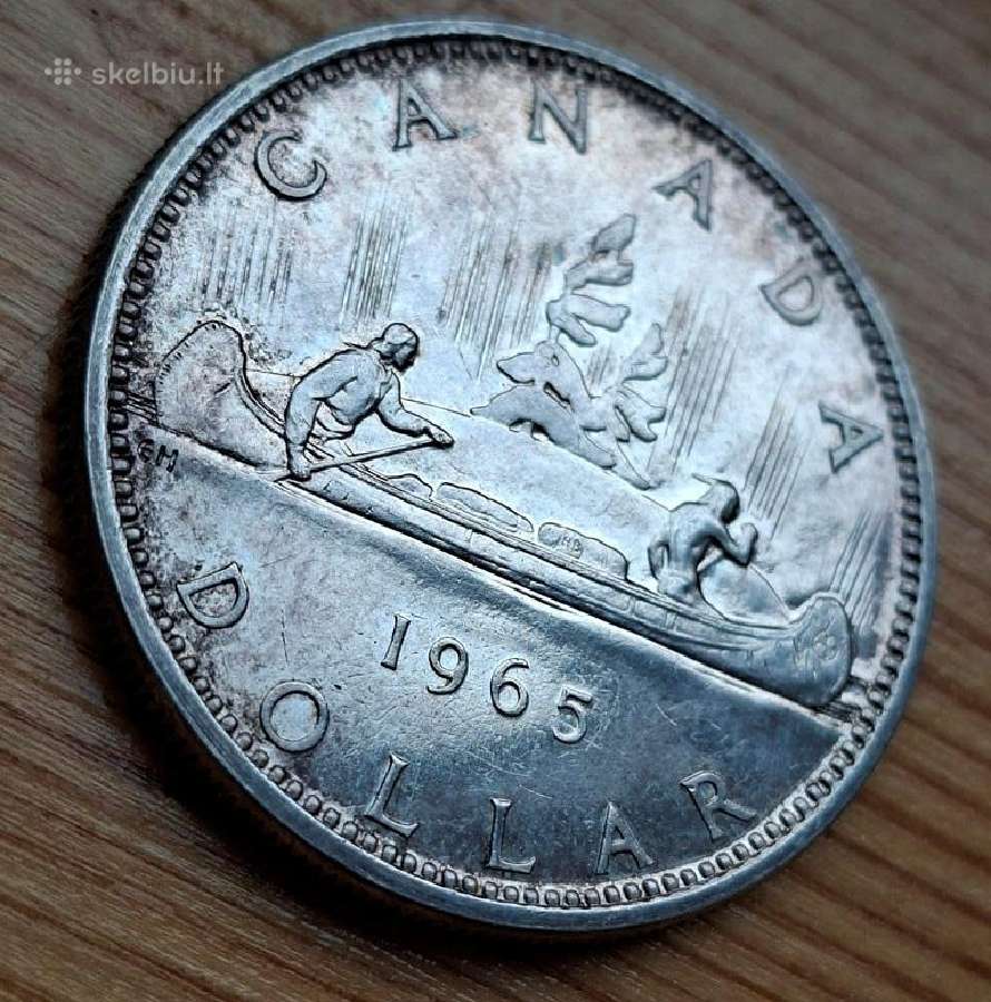 Kanada 1965 1 doleris (sidabras)