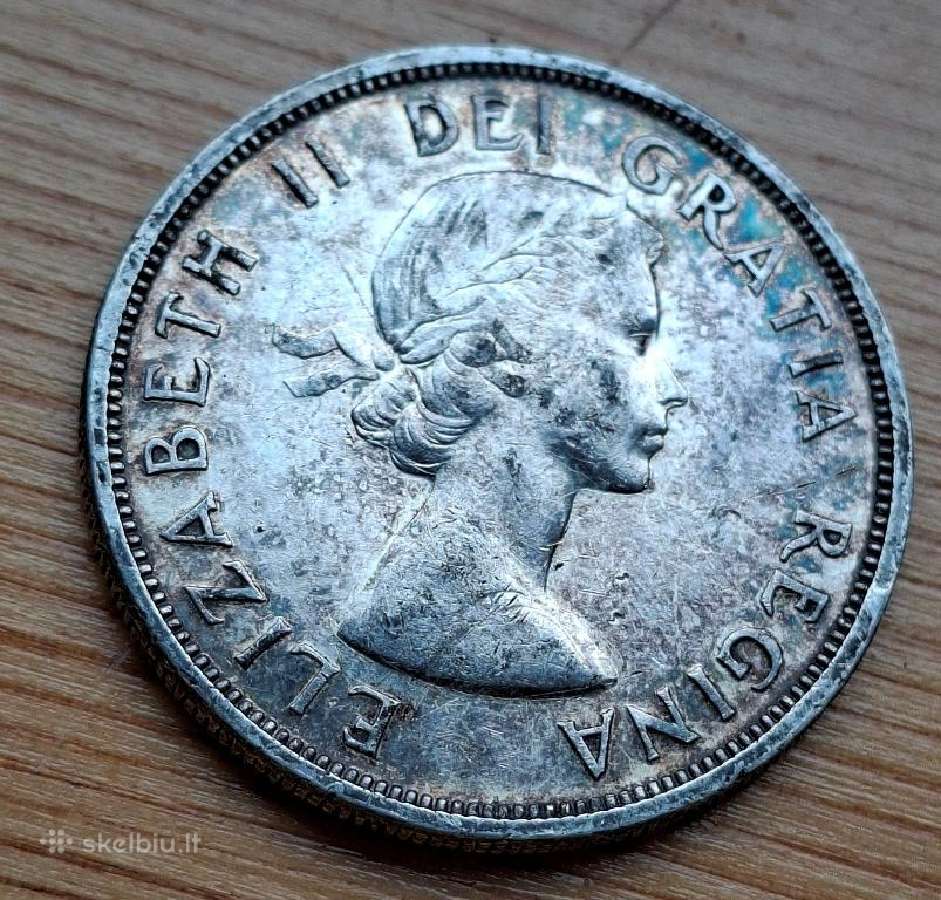 Kanada 1963 1 doleris (sidabras) - nuotraukos Nr. 3