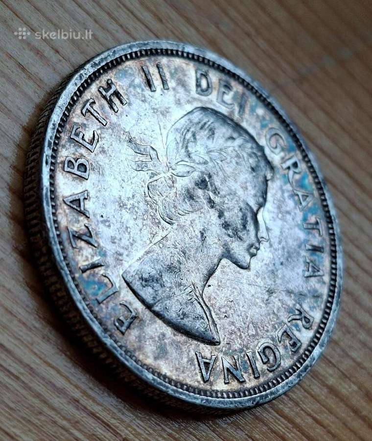 Kanada 1963 1 doleris (sidabras) - nuotraukos Nr. 4