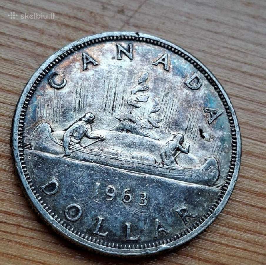 Kanada 1963 1 doleris (sidabras)