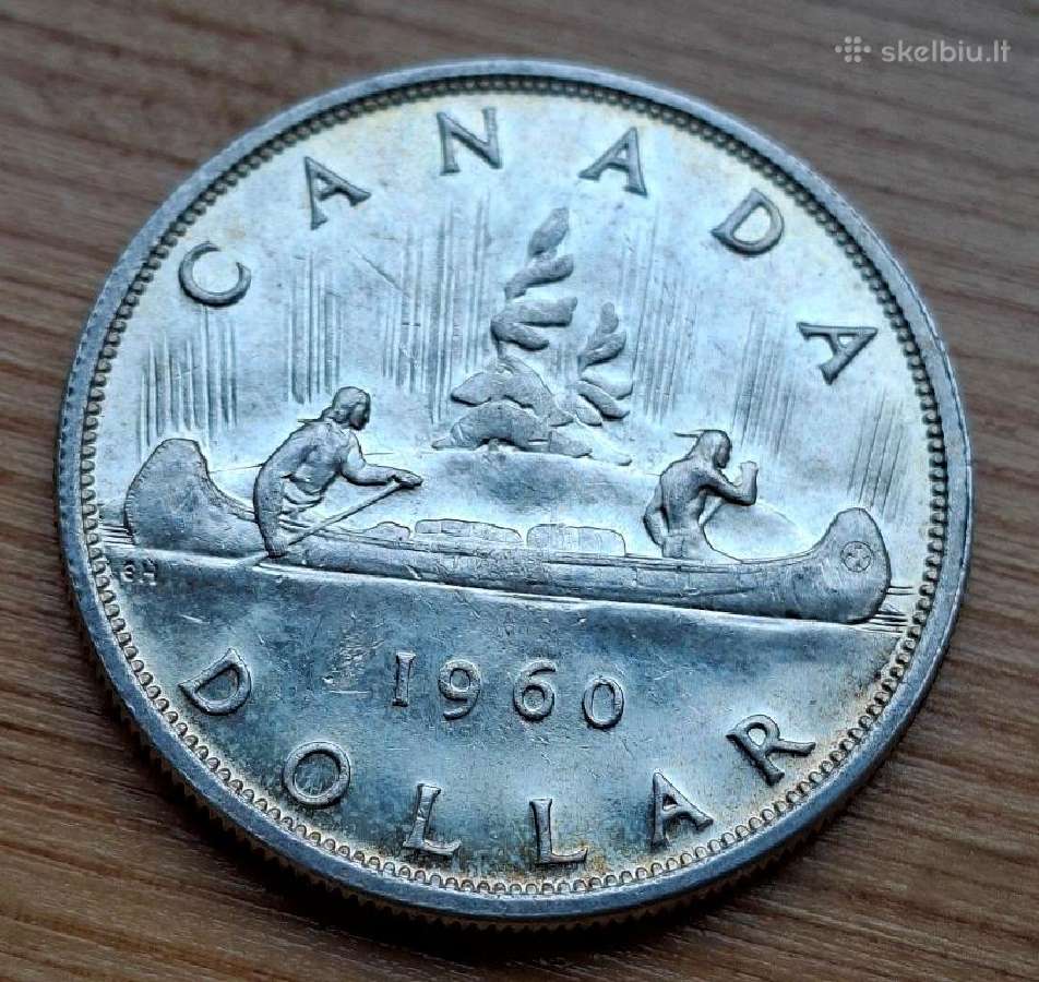 Kanada 1960 1 doleris (sidabras)
