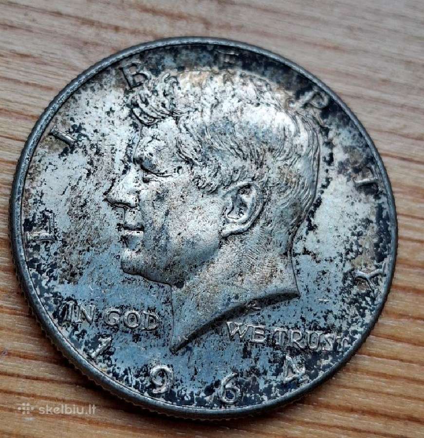 JAV 1964 1/2 doleris (sidabras) - nuotraukos Nr. 2