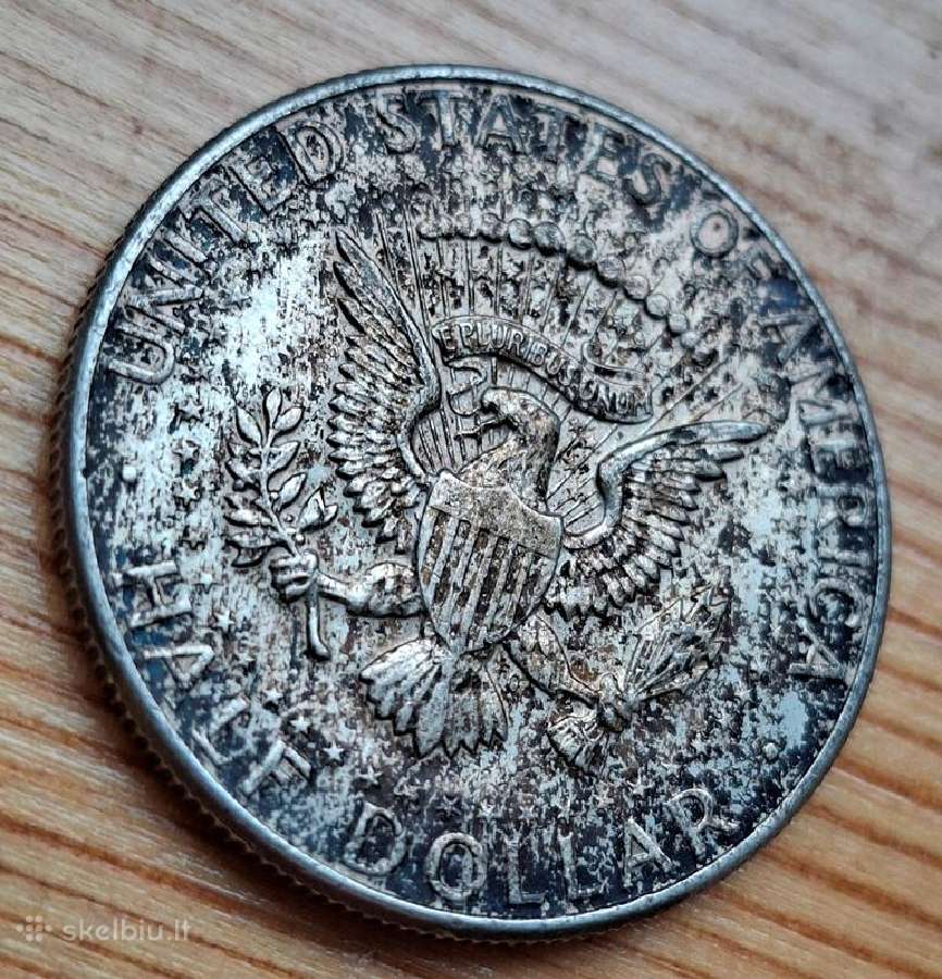 JAV 1964 1/2 doleris (sidabras) - nuotraukos Nr. 3