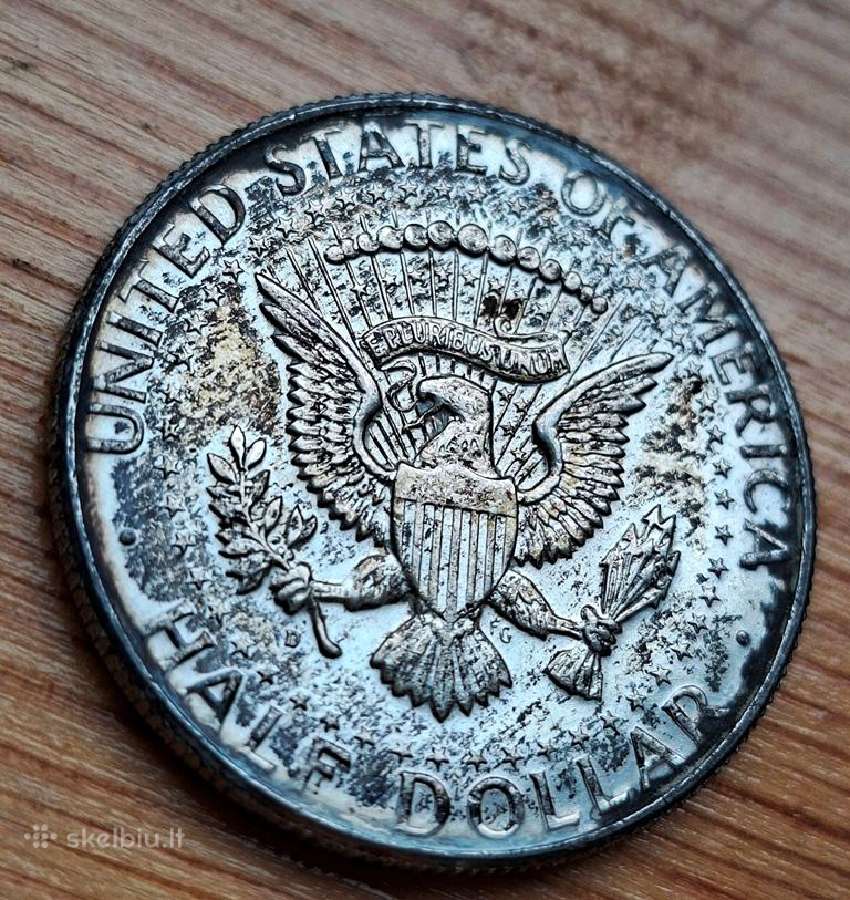 JAV 1964 1/2 doleris (sidabras)