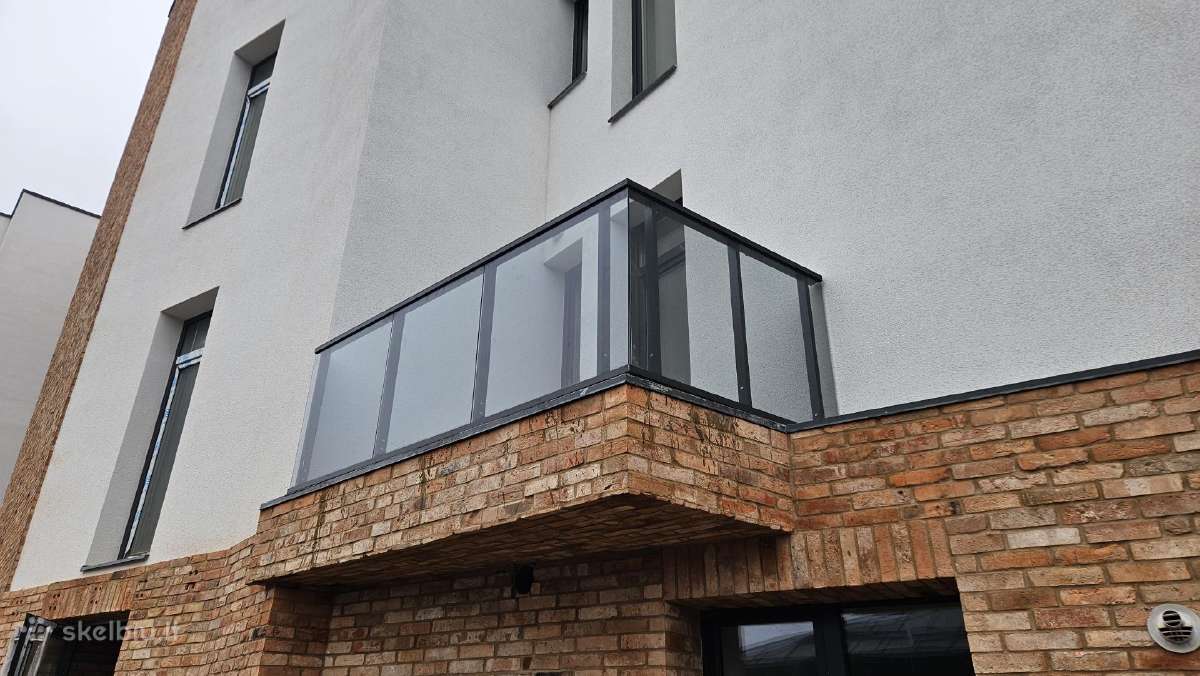 Stiklo k-jos, berėmės pertvaros, montavimas - nuotraukos Nr. 12