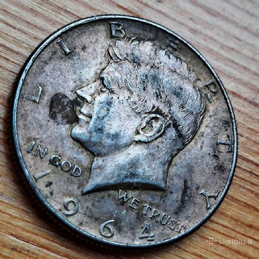 JAV 1964 1/2 doleris (sidabras) - nuotraukos Nr. 2