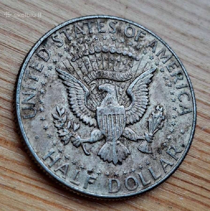 JAV 1964 1/2 doleris (sidabras)