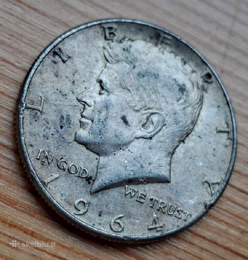JAV 1964 1/2 doleris (sidabras) - nuotraukos Nr. 2