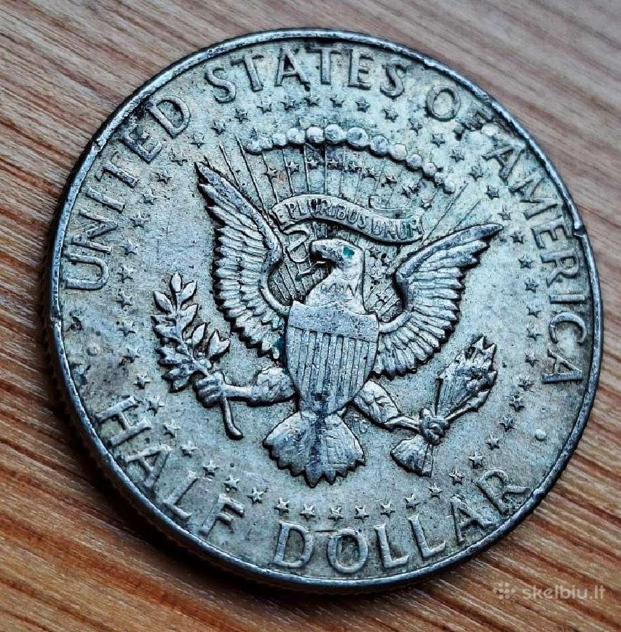 JAV 1964 1/2 doleris (sidabras)