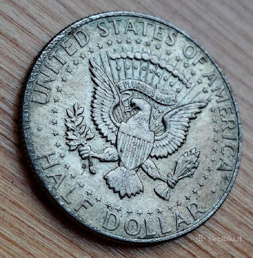 JAV 1964 1/2 doleris (sidabras)