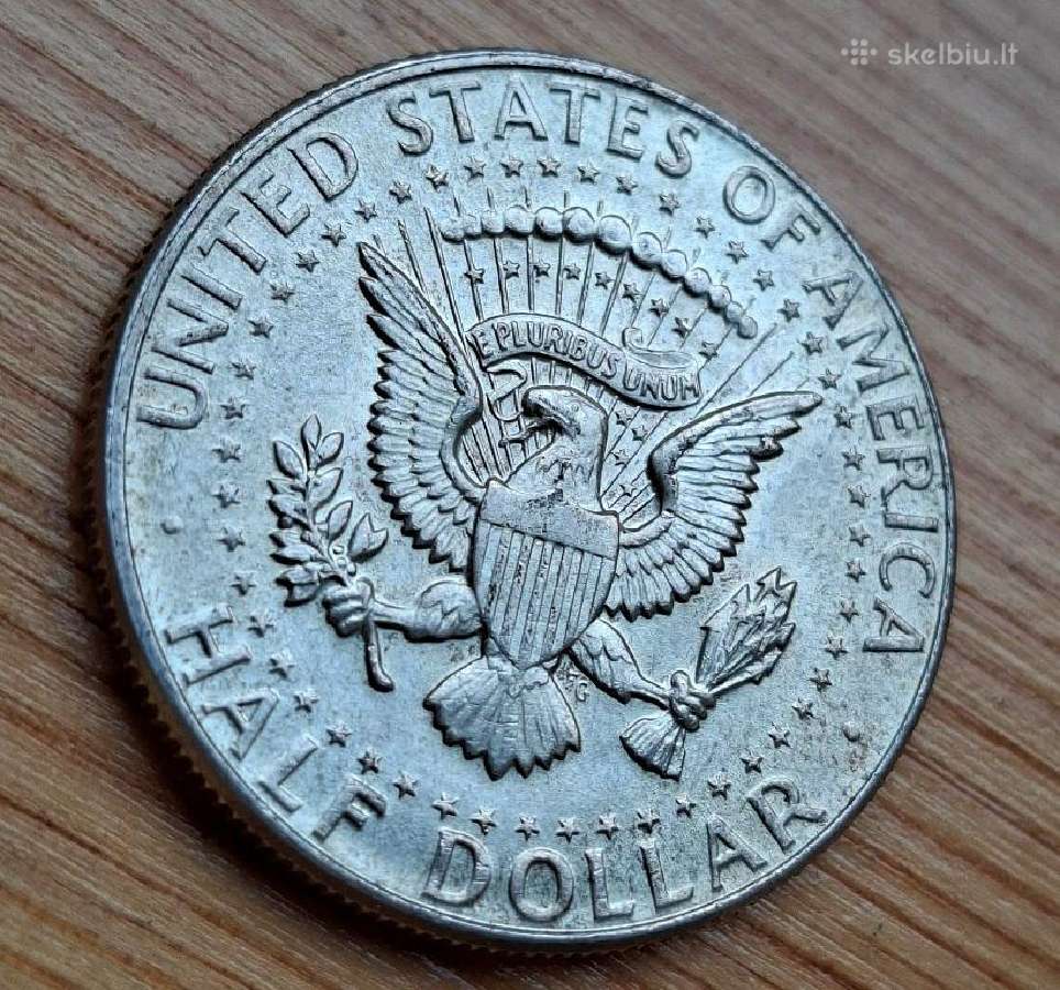 JAV 1964 1/2 doleris (sidabras)