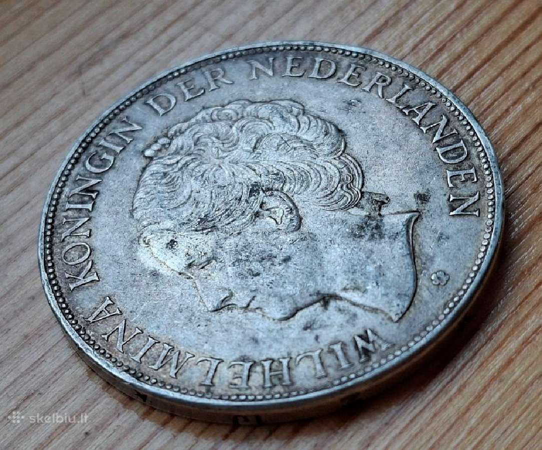 Nyderlandai 1930 2,5 guldeno (sidabras) - nuotraukos Nr. 4