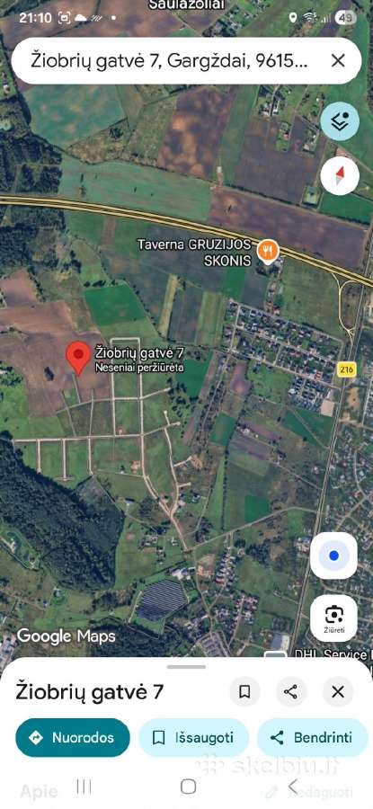 Sklypas namų valda 10,41 aro