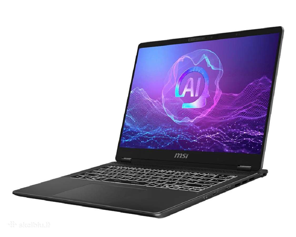 Naujas Msi Prestige 14 Ai+ EVO, 14'', 2.8k, Oled - nuotraukos Nr. 3