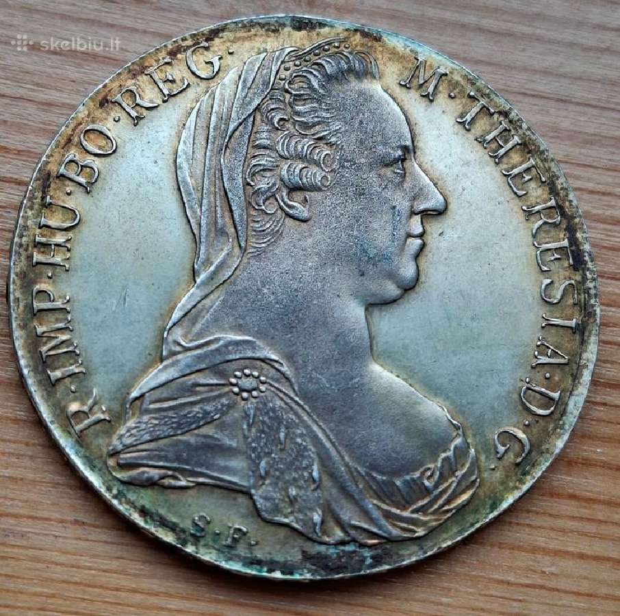 Austrija 1780 -x 1 taleris (sidabras - restraikas) - nuotraukos Nr. 2